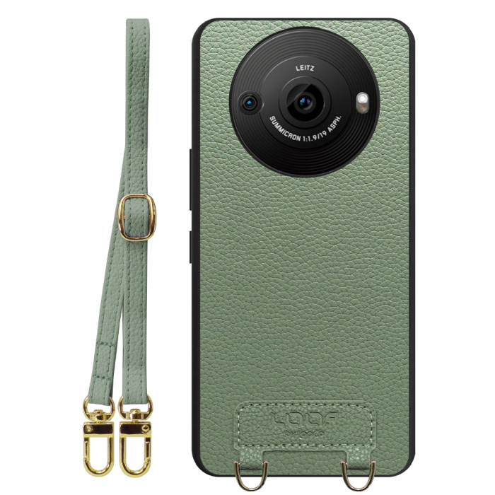 [ LOOF LUXURY-SHELL SHOULDER ] AQUOS R8 pro SH-51D R8pro AQUOSR8pro ショルダーストラップ付き シンプルでスマート 本革 シェル型ケース ショルダー ストラップ スマホショルダー [ AQUOS R8 pro ]