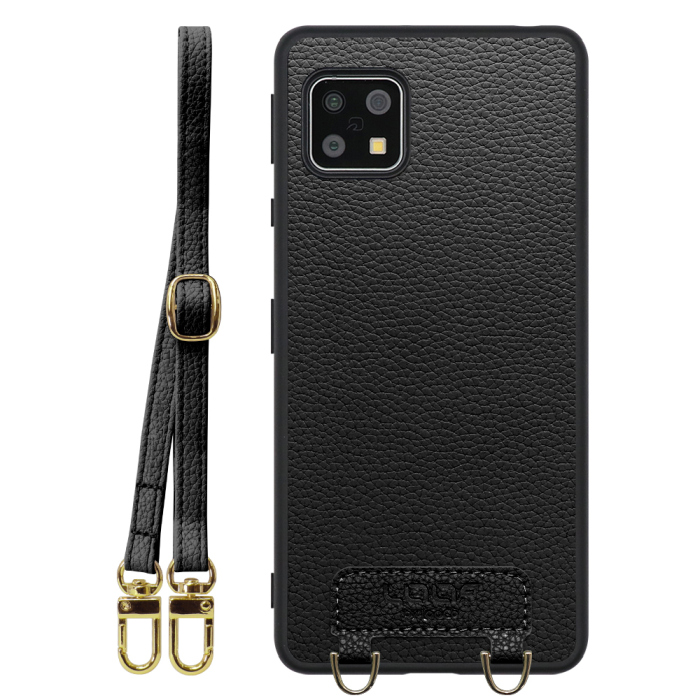 [ LOOF LUXURY-SHELL SHOULDER ] AQUOS sense4 / sense4 lite / sense4 basic / sense5G / やさしいスマホ2 sense 4 4lite 4basic 5G sense4lite sense4basic ショルダーストラップ付き シンプルでスマート 本革 シェル型ケース ショルダー ストラップ スマホショルダー [ AQUOS sense4/4 lite/4 basic/sense5G/やさしいスマホ2 ]