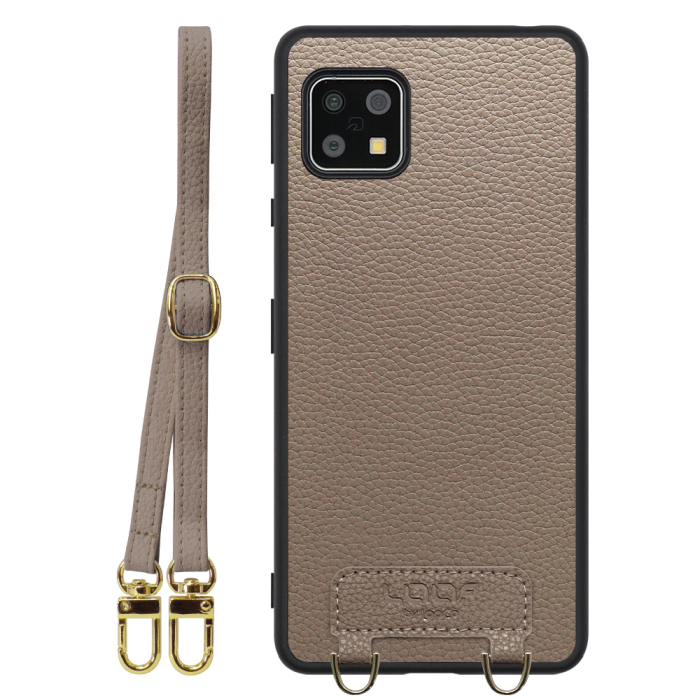 [ LOOF LUXURY-SHELL SHOULDER ] AQUOS sense4 / sense4 lite / sense4 basic / sense5G / やさしいスマホ2 sense 4 4lite 4basic 5G sense4lite sense4basic ショルダーストラップ付き シンプルでスマート 本革 シェル型ケース ショルダー ストラップ スマホショルダー [ AQUOS sense4/4 lite/4 basic/sense5G/やさしいスマホ2 ]