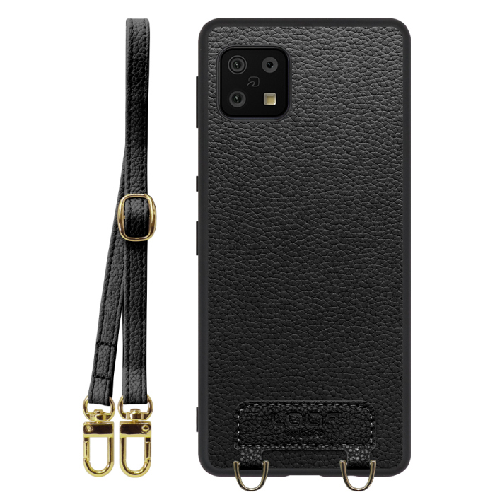 [ LOOF LUXURY-SHELL SHOULDER ] AQUOS sense6s /sense6 sense 6s 6 ショルダーストラップ付き シンプルでスマート 本革 シェル型ケース ショルダー ストラップ スマホショルダー [ AQUOS sense6/sense6s ]