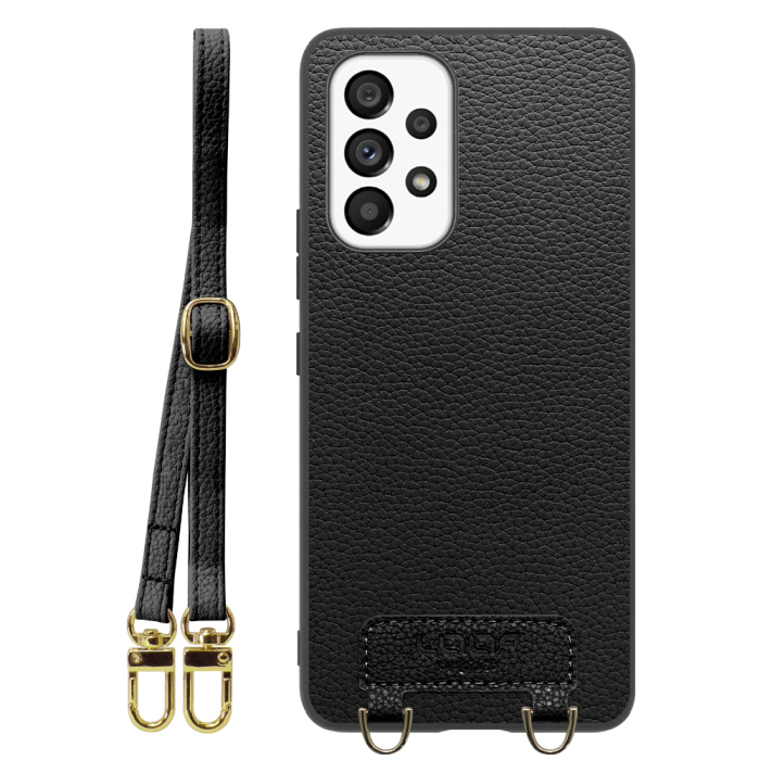 [ LOOF LUXURY-SHELL SHOULDER ] Galaxy A53 5G SC-53C / SCG15 a535g ショルダーストラップ付き シンプルでスマート 本革 シェル型ケース ショルダー ストラップ スマホショルダー [ Galaxy A53 5G ]