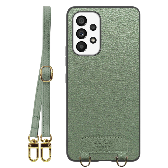[ LOOF LUXURY-SHELL SHOULDER ] Galaxy A53 5G SC-53C / SCG15 a535g ショルダーストラップ付き シンプルでスマート 本革 シェル型ケース ショルダー ストラップ スマホショルダー [ Galaxy A53 5G ]