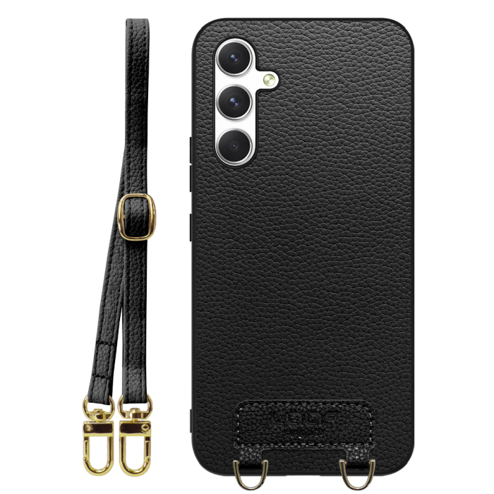 [ LOOF LUXURY-SHELL SHOULDER ] Galaxy A54 5G  ショルダーストラップ付き シンプルでスマート 本革 シェル型ケース ショルダー ストラップ スマホショルダー [ Galaxy A54 5G ]