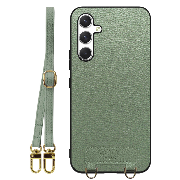 [ LOOF LUXURY-SHELL SHOULDER ] Galaxy A54 5G  ショルダーストラップ付き シンプルでスマート 本革 シェル型ケース ショルダー ストラップ スマホショルダー [ Galaxy A54 5G ]