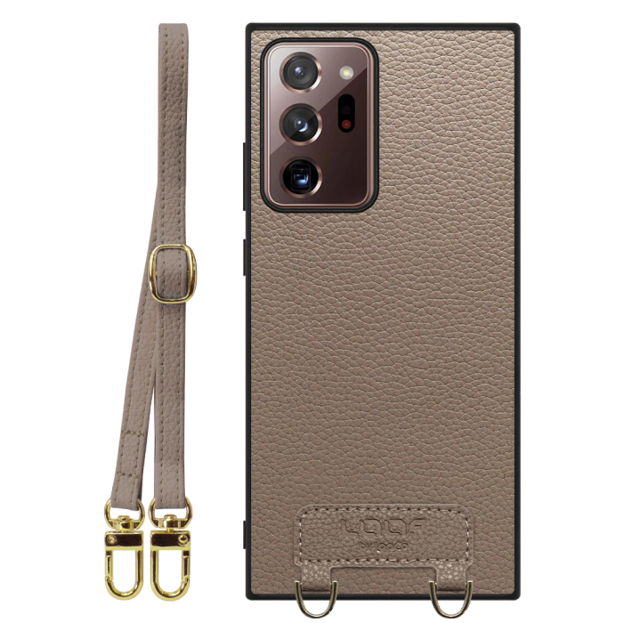 [ LOOF LUXURY-SHELL SHOULDER ] Galaxy Note 20 Ultra 5G note20ultra5g note20 ショルダーストラップ付き シンプルでスマート 本革 シェル型ケース ショルダー ストラップ スマホショルダー [ Galaxy Note20 Ultra ]