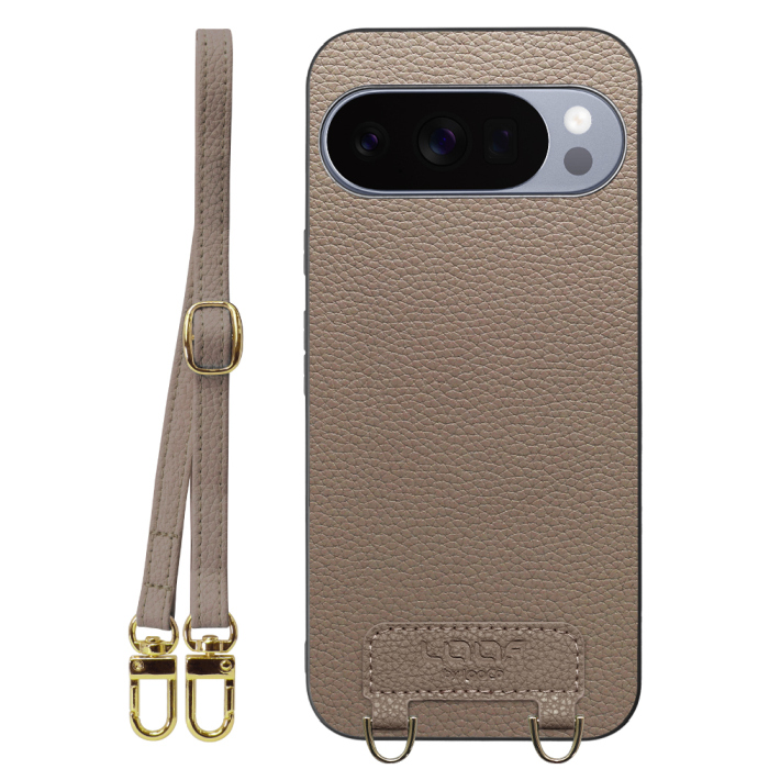 [ LOOF LUXURY-SHELL SHOULDER ] Google Pixel 10 Pro XL Google Pixel10proxl ピクセル10プロXL ショルダーストラップ付き シンプルでスマート 本革 シェル型ケース ショルダー ストラップ スマホショルダー [ Google Pixel 10 Pro XL ]