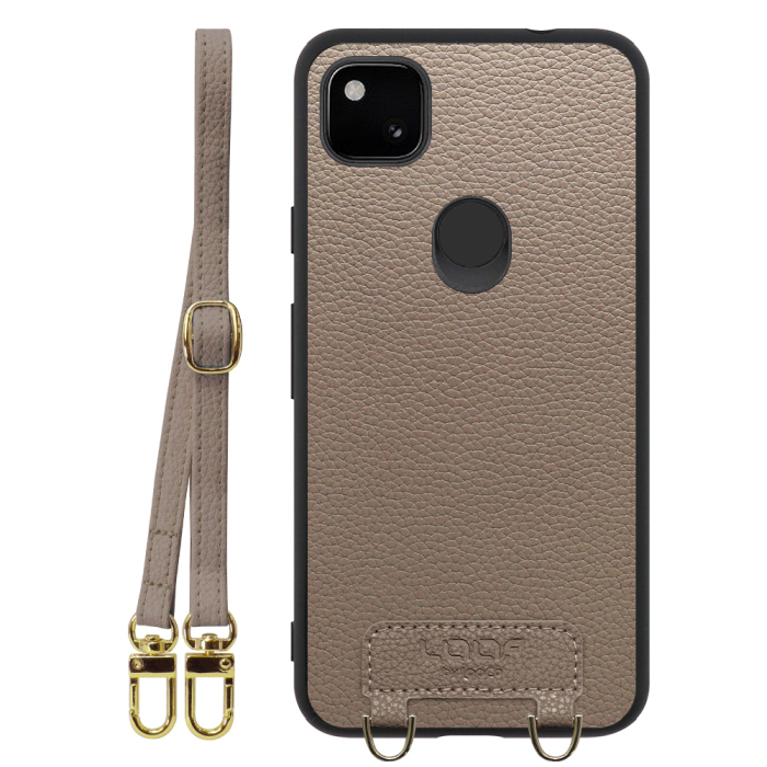 [ LOOF LUXURY-SHELL SHOULDER ] Google Pixel 4a pixel4a googlepixel4a ショルダーストラップ付き シンプルでスマート 本革 シェル型ケース ショルダー ストラップ スマホショルダー [ Google Pixel 4a ]