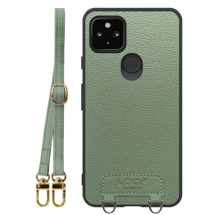 [ LOOF LUXURY-SHELL SHOULDER ] Google Pixel 5 pixel5 Googlepixel5 ショルダーストラップ付き シンプルでスマート 本革 シェル型ケース ショルダー ストラップ スマホショルダー [ Google Pixel 5 ]