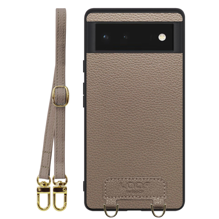 [ LOOF LUXURY-SHELL SHOULDER ] Google Pixel 6 googlepixel6 pixel6 ピクセル6 ショルダーストラップ付き シンプルでスマート 本革 シェル型ケース ショルダー ストラップ スマホショルダー [ Google Pixel 6 ]