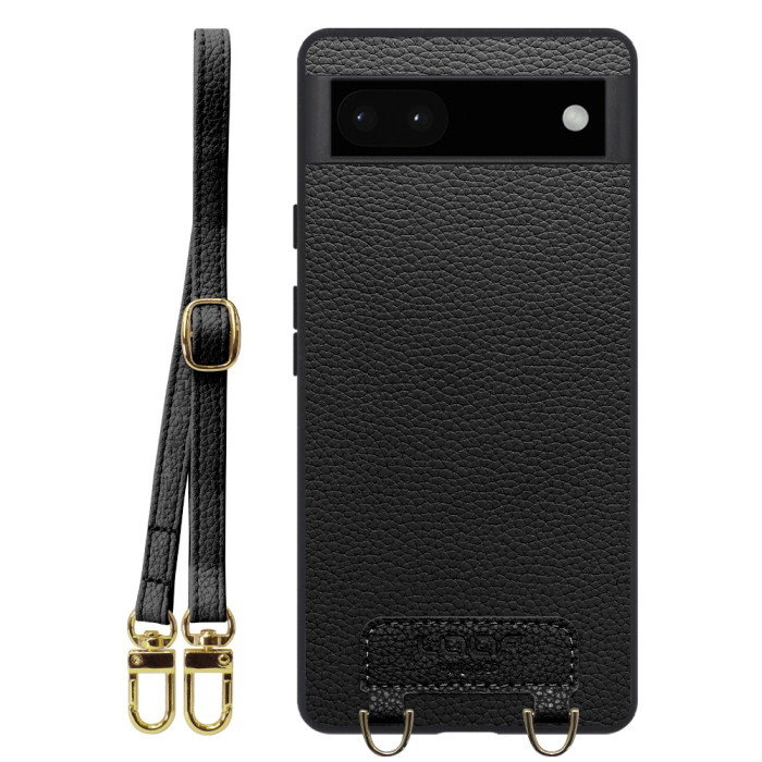 [ LOOF LUXURY-SHELL SHOULDER ] Google Pixel 6a googlepixel6a pixel6a ショルダーストラップ付き シンプルでスマート 本革 シェル型ケース ショルダー ストラップ スマホショルダー [ Google Pixel 6a ]