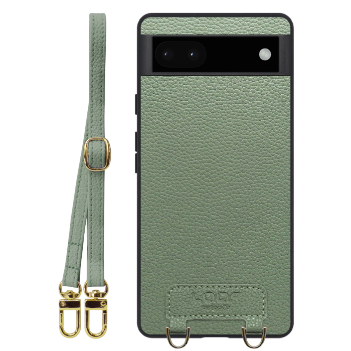[ LOOF LUXURY-SHELL SHOULDER ] Google Pixel 6a googlepixel6a pixel6a ショルダーストラップ付き シンプルでスマート 本革 シェル型ケース ショルダー ストラップ スマホショルダー [ Google Pixel 6a ]