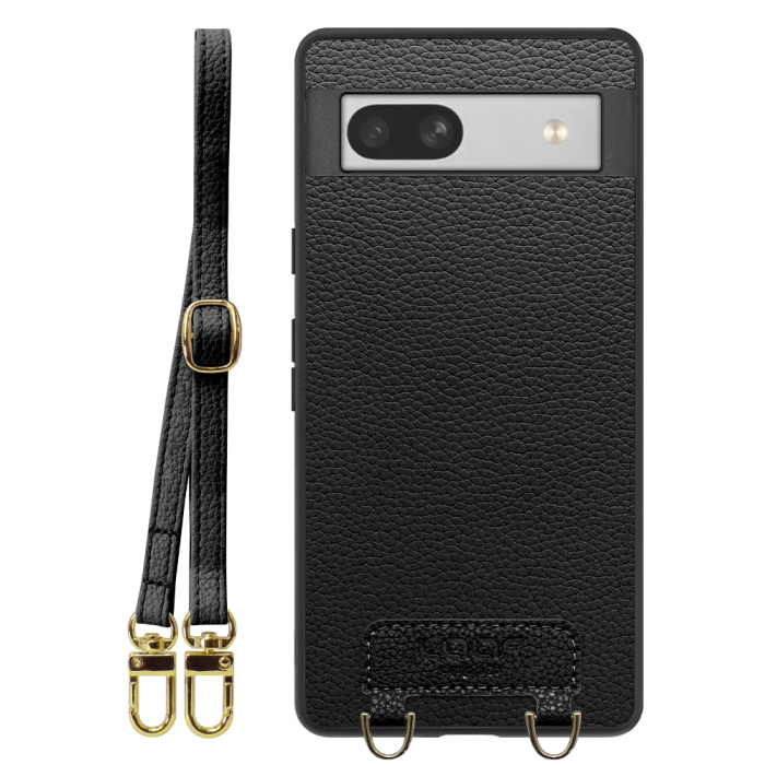 [ LOOF LUXURY-SHELL SHOULDER ] Google Pixel 7a googlepixel7a pixel7a ショルダーストラップ付き シンプルでスマート 本革 シェル型ケース ショルダー ストラップ スマホショルダー [ Google Pixel 7a ]