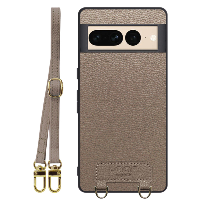 [ LOOF LUXURY-SHELL SHOULDER ] Google pixel 7 Pro googlepixel7pro 7pro プロ ピクセル7pro ショルダーストラップ付き シンプルでスマート 本革 シェル型ケース ショルダー ストラップ スマホショルダー [ Google Pixel 7 Pro ]