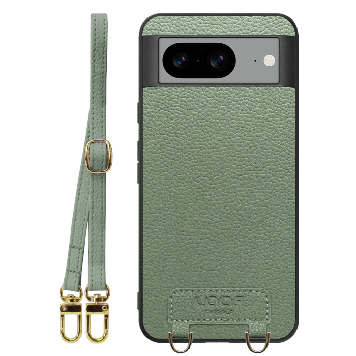 [ LOOF LUXURY-SHELL SHOULDER ] Google pixel 8 googlepixel8 Pixel8 ピクセル8 ショルダーストラップ付き シンプルでスマート 本革 シェル型ケース ショルダー ストラップ スマホショルダー [ Google Pixel 8 ]
