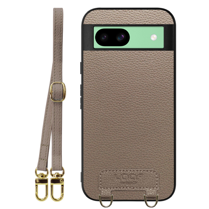 [ LOOF LUXURY-SHELL SHOULDER ] Google Pixel 8a googlepixel8a Pixel8a ピクセル8a ショルダーストラップ付き シンプルでスマート 本革 シェル型ケース ショルダー ストラップ スマホショルダー [ Google Pixel 8a ]