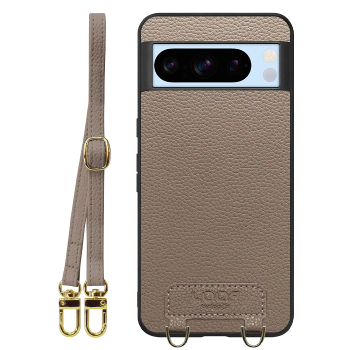 [ LOOF LUXURY-SHELL SHOULDER ] Google pixel 8 Pro googlepixel8pro Pixel8 8Pro プロ ピクセル8Pro ショルダーストラップ付き シンプルでスマート 本革 シェル型ケース ショルダー ストラップ スマホショルダー [ Google Pixel 8 Pro ]