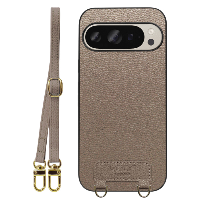 [ LOOF LUXURY-SHELL SHOULDER ] Google Pixel 9 / 9 Pro Google Pixel9 Pixel9pro ピクセル9 ピクセル9プロ ショルダーストラップ付き シンプルでスマート 本革 シェル型ケース ショルダー ストラップ スマホショルダー [ Google Pixel 9 / 9 Pro ]