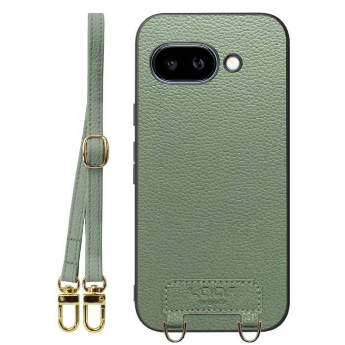 [ LOOF LUXURY-SHELL SHOULDER ] Google Pixel 9a Google Pixel9a ピクセル9a ショルダーストラップ付き シンプルでスマート 本革 シェル型ケース ショルダー ストラップ スマホショルダー [ Google Pixel 9a ]