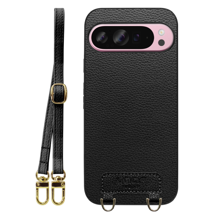 [ LOOF LUXURY-SHELL SHOULDER ] Google Pixel 9 Pro XL Google Pixel9proxl ピクセル9プロXL ショルダーストラップ付き シンプルでスマート 本革 シェル型ケース ショルダー ストラップ スマホショルダー [ Google Pixel 9 Pro XL ]