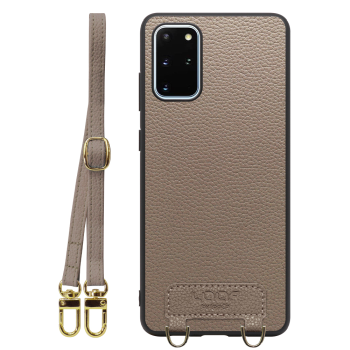 [ LOOF LUXURY-SHELL SHOULDER ] Galaxy S20+ 5G SC-52A / SCG02 s20plus S20 plus s20プラス s20+5g s20plus5g ショルダーストラップ付き シンプルでスマート 本革 シェル型ケース ショルダー ストラップ スマホショルダー [ Galaxy S20+ 5G ]