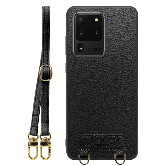 [ LOOF LUXURY-SHELL SHOULDER ] Galaxy S20 Ultra s20ultra ショルダーストラップ付き シンプルでスマート 本革 シェル型ケース ショルダー ストラップ スマホショルダー [ Galaxy S20 Ultra 5G ]