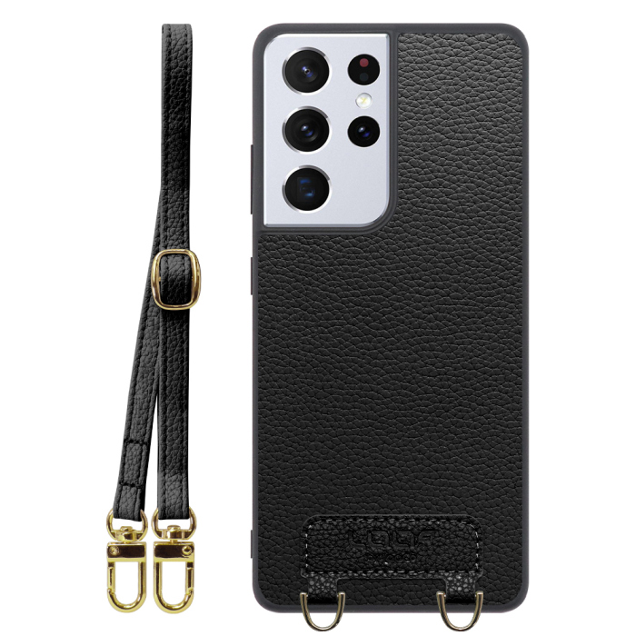 [ LOOF LUXURY-SHELL SHOULDER ] Galaxy S21 Ultra 5G SC-52B s21ultra5g s21ultra ショルダーストラップ付き シンプルでスマート 本革 シェル型ケース ショルダー ストラップ スマホショルダー [ Galaxy S21 Ultra 5G ]