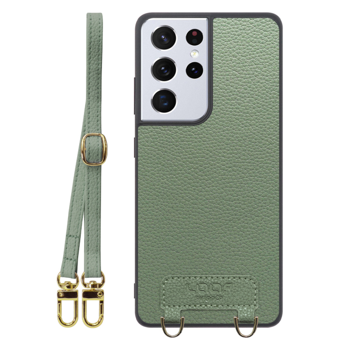 [ LOOF LUXURY-SHELL SHOULDER ] Galaxy S21 Ultra 5G SC-52B s21ultra5g s21ultra ショルダーストラップ付き シンプルでスマート 本革 シェル型ケース ショルダー ストラップ スマホショルダー [ Galaxy S21 Ultra 5G ]