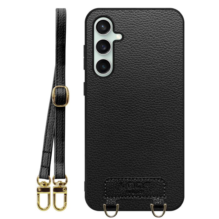 [ LOOF LUXURY-SHELL SHOULDER ] Galaxy S23 FE s23fe ショルダーストラップ付き シンプルでスマート 本革 シェル型ケース ショルダー ストラップ スマホショルダー [ Galaxy S23 FE ]