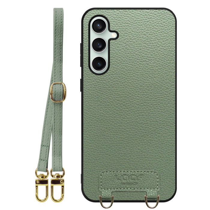 [ LOOF LUXURY-SHELL SHOULDER ] Galaxy S23 FE s23fe ショルダーストラップ付き シンプルでスマート 本革 シェル型ケース ショルダー ストラップ スマホショルダー [ Galaxy S23 FE ]