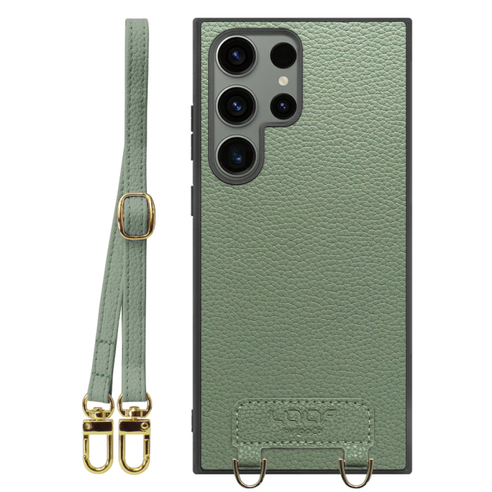 [ LOOF LUXURY-SHELL SHOULDER ] Galaxy S23 Ultra s23ultra ショルダーストラップ付き シンプルでスマート 本革 シェル型ケース ショルダー ストラップ スマホショルダー [ Galaxy S23 Ultra ]