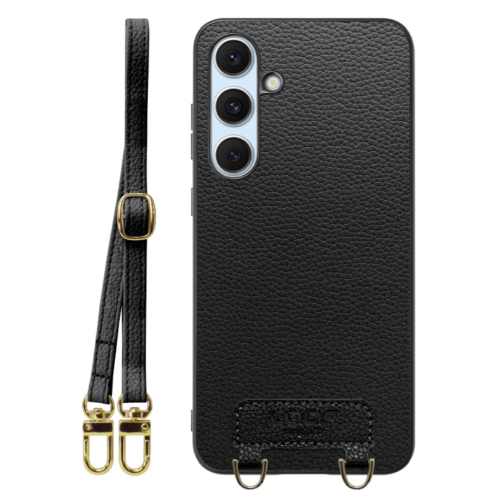 [ LOOF LUXURY-SHELL SHOULDER ] Galaxy S24 FE SM-S721Q / SCG30 ギャラクシー s24fe ショルダーストラップ付き シンプルでスマート 本革 シェル型ケース ショルダー ストラップ スマホショルダー [ Galaxy S24 FE ]
