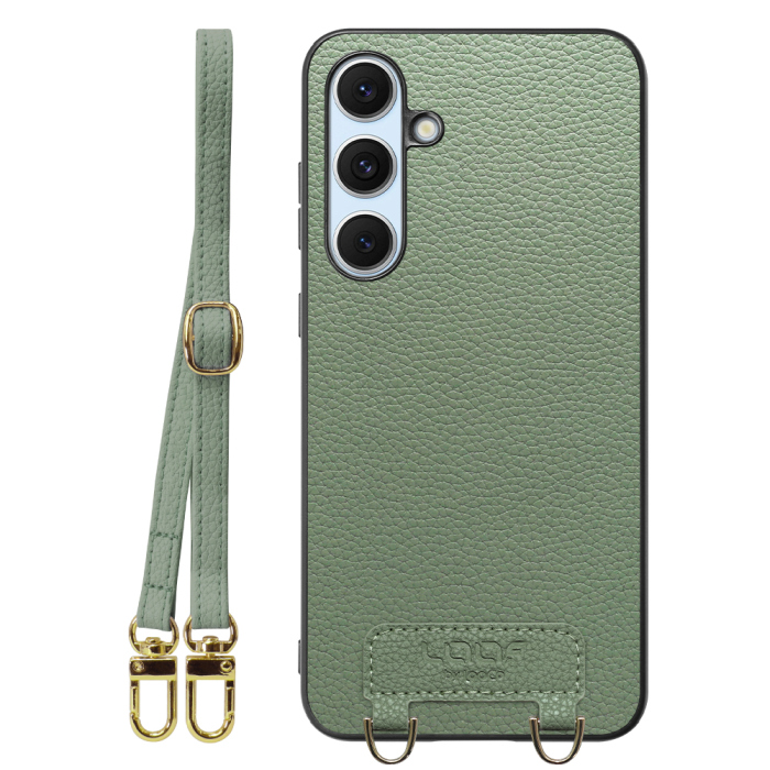 [ LOOF LUXURY-SHELL SHOULDER ] Galaxy S24 FE SM-S721Q / SCG30 ギャラクシー s24fe ショルダーストラップ付き シンプルでスマート 本革 シェル型ケース ショルダー ストラップ スマホショルダー [ Galaxy S24 FE ]