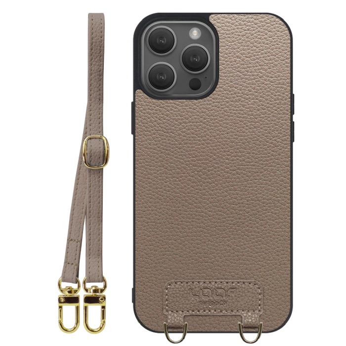 [ LOOF LUXURY-SHELL SHOULDER ] iPhone 14 Pro iphone14pro 14pro プロ ショルダーストラップ付き シンプルでスマート 本革 シェル型ケース ショルダー ストラップ スマホショルダー [ iPhone 14 Pro ]
