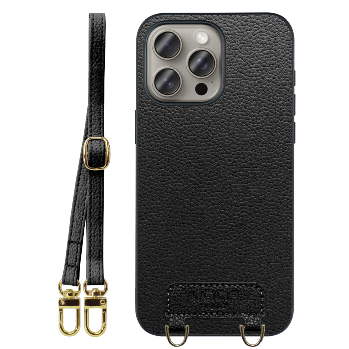 [ LOOF LUXURY-SHELL SHOULDER ] iPhone 15 Pro Max iPhone15 Pro Max アイフォン15 プロ マックス iPhone 15 15ProMax アイフォン 15 ショルダーストラップ付き シンプルでスマート 本革 シェル型ケース ショルダー ストラップ スマホショルダー [ iPhone 15 Pro Max ]