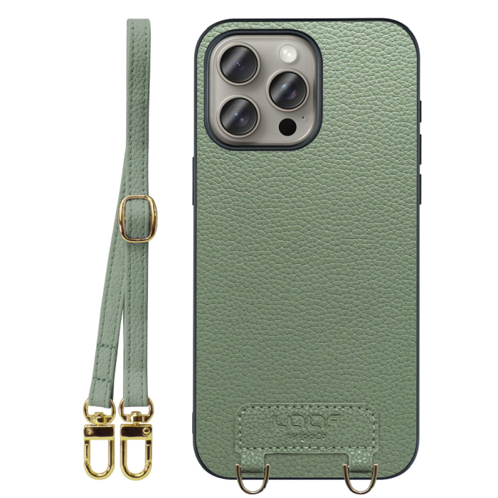 [ LOOF LUXURY-SHELL SHOULDER ] iPhone 15 Pro Max iPhone15 Pro Max アイフォン15 プロ マックス iPhone 15 15ProMax アイフォン 15 ショルダーストラップ付き シンプルでスマート 本革 シェル型ケース ショルダー ストラップ スマホショルダー [ iPhone 15 Pro Max ]