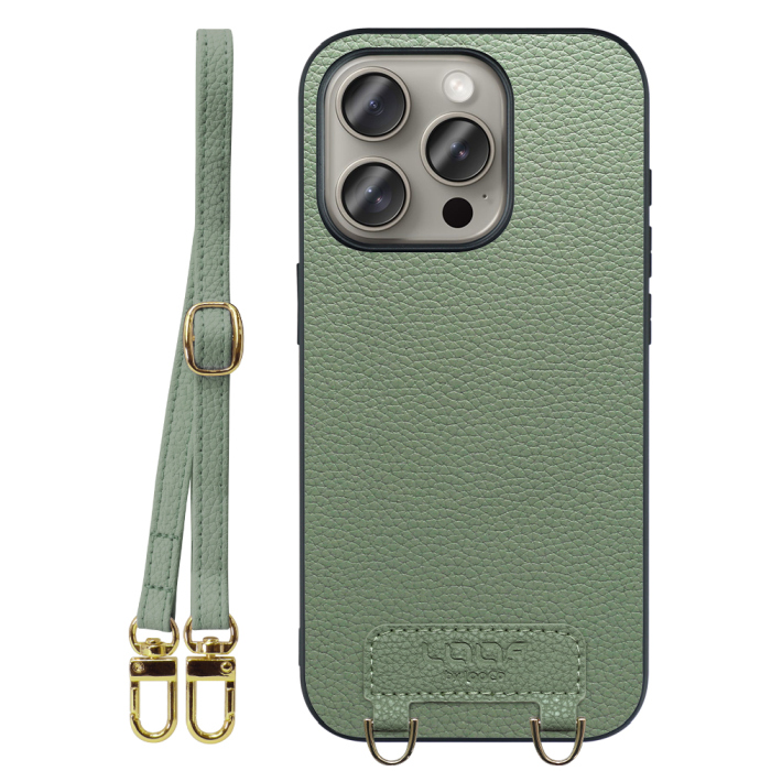 [ LOOF LUXURY-SHELL SHOULDER ] iPhone 15 Pro iPhone15 Pro アイフォン15 プロ iPhone 15 Pro 15Pro アイフォン 15 ショルダーストラップ付き シンプルでスマート 本革 シェル型ケース ショルダー ストラップ スマホショルダー [ iPhone 15 Pro ]
