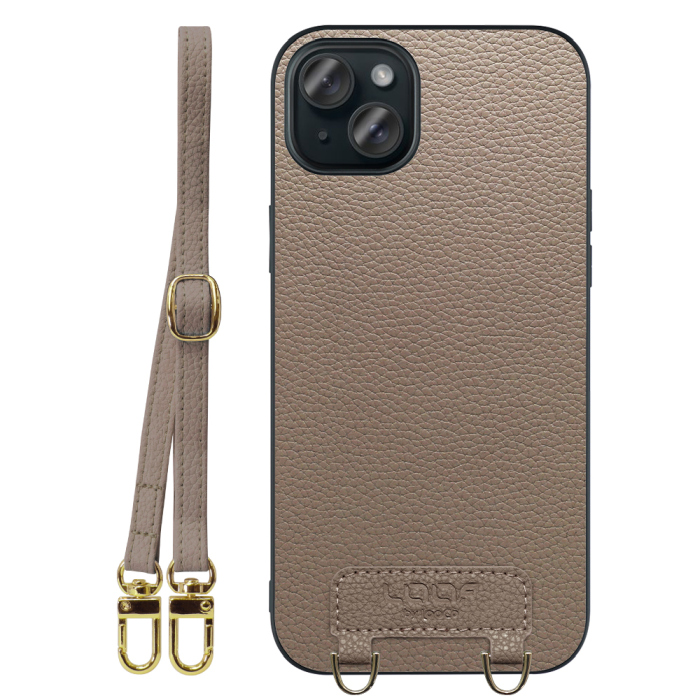 [ LOOF LUXURY-SHELL SHOULDER ] iPhone 15 Plus iPhone15 Plus アイフォン15 プラス iPhone 15 Plus 15Plus アイフォン 15 ショルダーストラップ付き シンプルでスマート 本革 シェル型ケース ショルダー ストラップ スマホショルダー [ iPhone 15 Plus ]