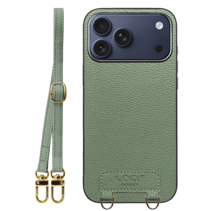 [ LOOF LUXURY-SHELL SHOULDER ] iPhone 17 Pro Max iPhone17 Pro Max アイフォン17 プロ マックス ショルダーストラップ付き シンプルでスマート 本革 シェル型ケース ショルダー ストラップ スマホショルダー [ iPhone 17 Pro Max 用 ]