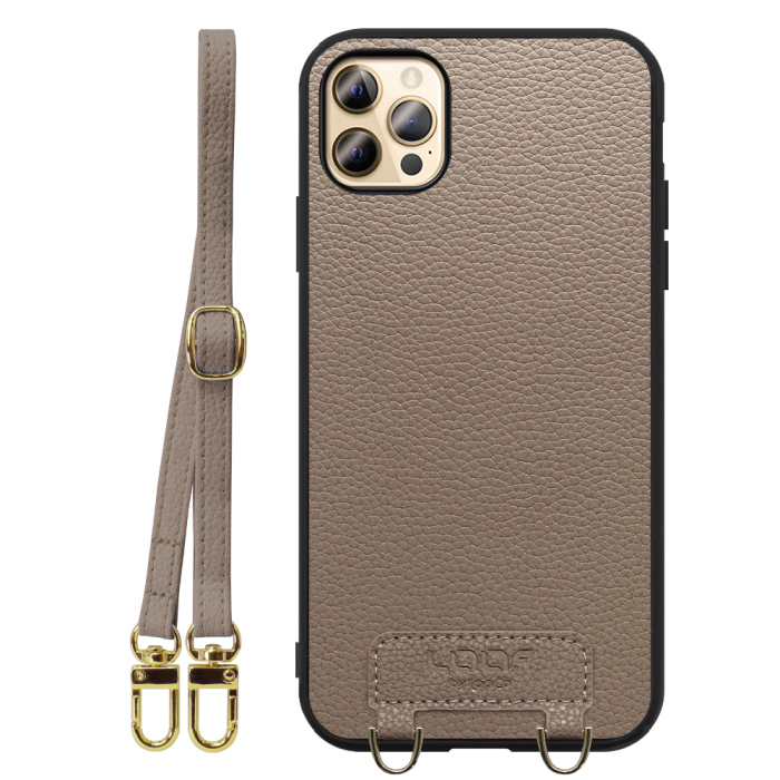 [ LOOF LUXURY-SHELL SHOULDER ] iPhone 12 Pro Max iphone12promax 12promax 12プロマックス ショルダーストラップ付き シンプルでスマート 本革 シェル型ケース ショルダー ストラップ スマホショルダー [ iPhone 12 Pro Max ]