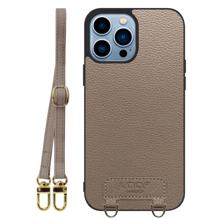 [ LOOF LUXURY-SHELL SHOULDER ] iPhone 13 Pro iphone13pro 13pro プロ ショルダーストラップ付き シンプルでスマート 本革 シェル型ケース ショルダー ストラップ スマホショルダー [ iPhone 13 Pro ]