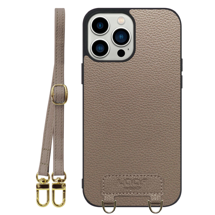[ LOOF LUXURY-SHELL SHOULDER ] iPhone 13 Pro Max iphone13promax 13promax promax プロマックス ショルダーストラップ付き シンプルでスマート 本革 シェル型ケース ショルダー ストラップ スマホショルダー [ iPhone 13 Pro Max ]