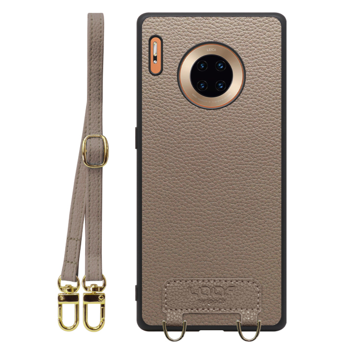 [ LOOF LUXURY-SHELL SHOULDER ] HUAWEI Mate 30 Pro 5G mate30pro5g mate30 30pro プロ ショルダーストラップ付き シンプルでスマート 本革 シェル型ケース ショルダー ストラップ スマホショルダー [ HUAWEI Mate 30 Pro 5G ]