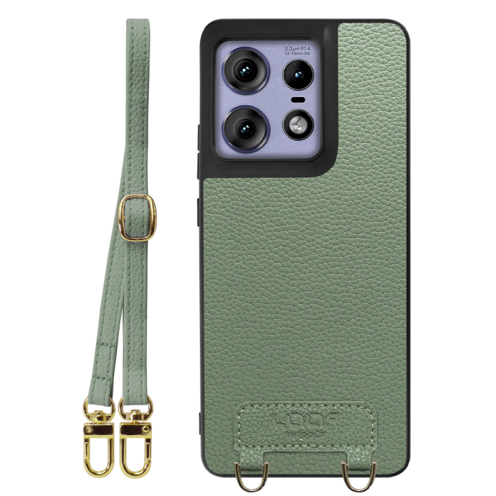 [ LOOF LUXURY-SHELL SHOULDER ] motorola edge 50 pro / 50s pro  ショルダーストラップ付き シンプルでスマート 本革 シェル型ケース ショルダー ストラップ スマホショルダー [ motorola edge 50 pro / 50s pro ]