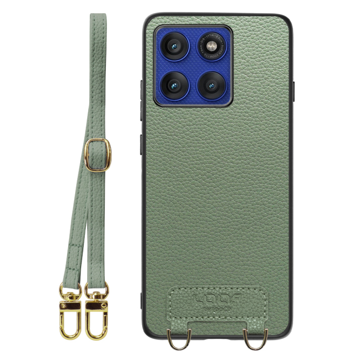 [ LOOF LUXURY-SHELL SHOULDER ] motorola edge 60 pro / 60s pro  ショルダーストラップ付き シンプルでスマート 本革 シェル型ケース ショルダー ストラップ スマホショルダー [ motorola edge 60 pro / 60s pro ]