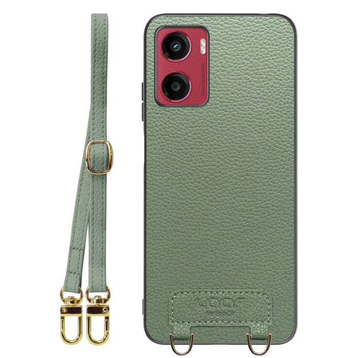 [ LOOF LUXURY-SHELL SHOULDER ] moto g05 motorola ショルダーストラップ付き シンプルでスマート 本革 シェル型ケース ショルダー ストラップ スマホショルダー [ moto g05 ]