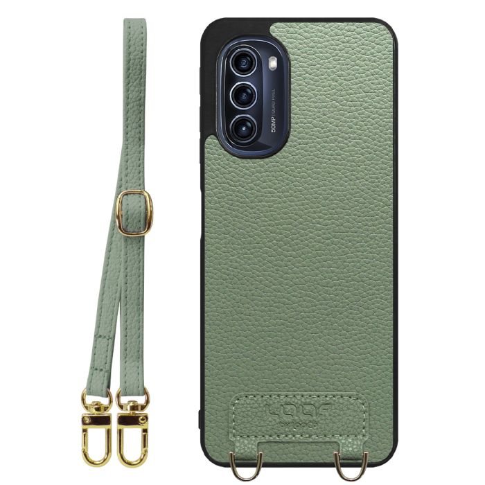 [ LOOF LUXURY-SHELL SHOULDER ] moto g52j 5G motog52j5g motog52j ショルダーストラップ付き シンプルでスマート 本革 シェル型ケース ショルダー ストラップ スマホショルダー [ moto g52j 5G ]