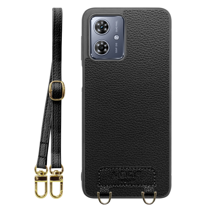 [ LOOF LUXURY-SHELL SHOULDER ] moto g64 5G / g64y 5G  ショルダーストラップ付き シンプルでスマート 本革 シェル型ケース ショルダー ストラップ スマホショルダー [ moto g64 5G / g64y 5G ]