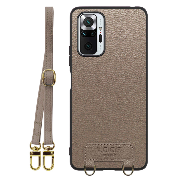 [ LOOF LUXURY-SHELL SHOULDER ] Xiaomi Redmi Note 10 Pro redminote10pro note10pro redminote 10pro ショルダーストラップ付き シンプルでスマート 本革 シェル型ケース ショルダー ストラップ スマホショルダー [ Redmi Note 10 Pro ]