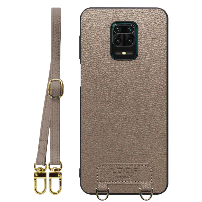 [ LOOF LUXURY-SHELL SHOULDER ] Xiaomi Redmi Note 9S redminote9s note9S redminote ショルダーストラップ付き シンプルでスマート 本革 シェル型ケース ショルダー ストラップ スマホショルダー [ Redmi Note 9S ]