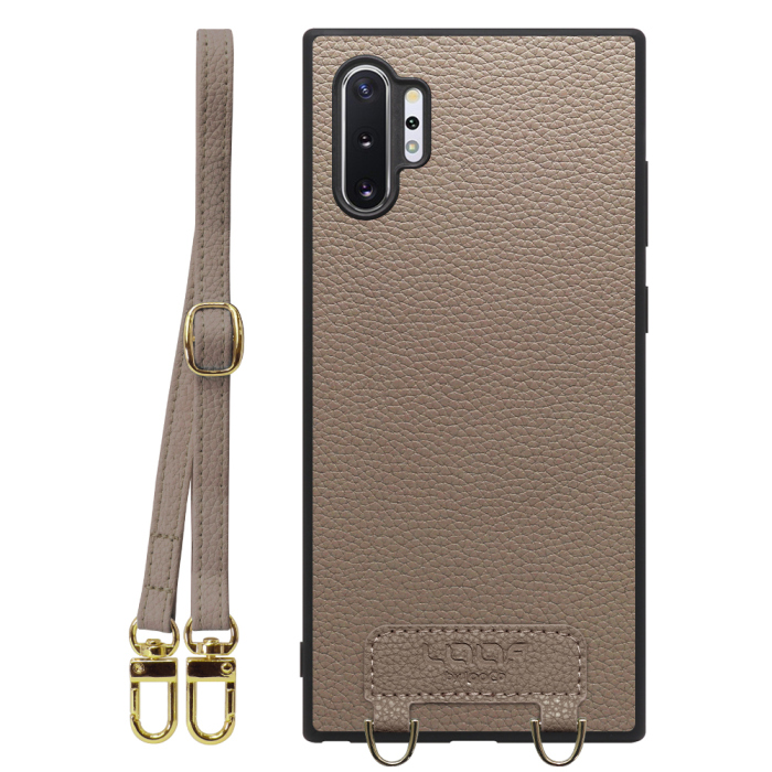 [ LOOF LUXURY-SHELL SHOULDER ] Galaxy Note10+ SC-01M / SCV45 note10+ note10plus note10 plus ショルダーストラップ付き シンプルでスマート 本革 シェル型ケース ショルダー ストラップ スマホショルダー [ Galaxy Note10+ ]